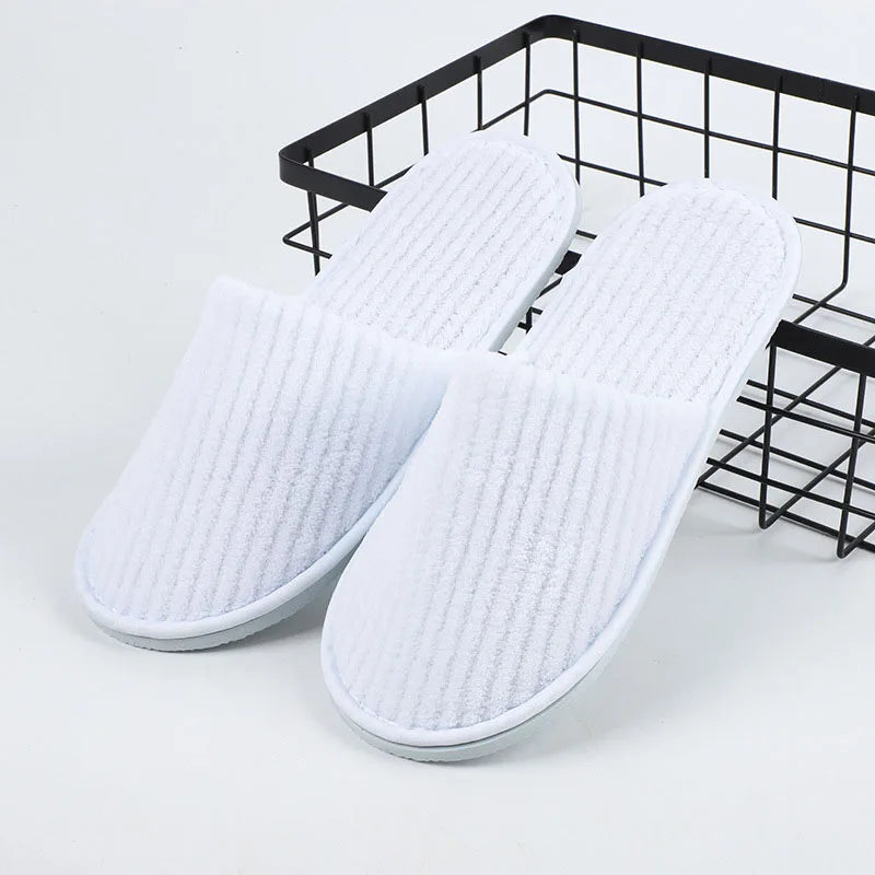 Non-slip Travel Hotel Indoor Guest High Quality Disposable Slippers