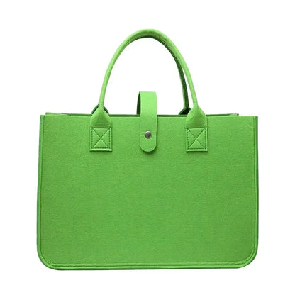 Flower Handbag Felt Large Shoulder Bag