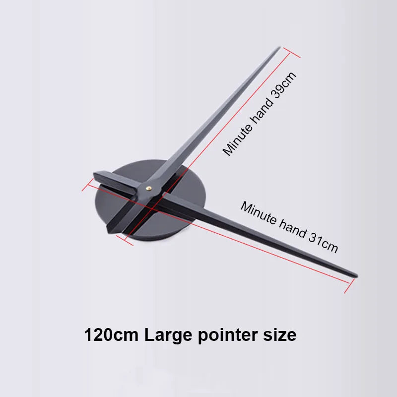 90 To 120cm Large-sized 3D Number Poster Wall Clock
