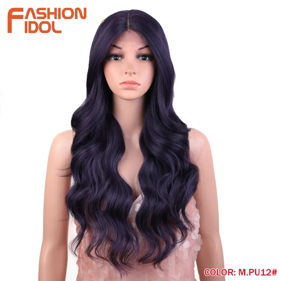 Lace Front Wig Synthetic With Baby Hair Wigs