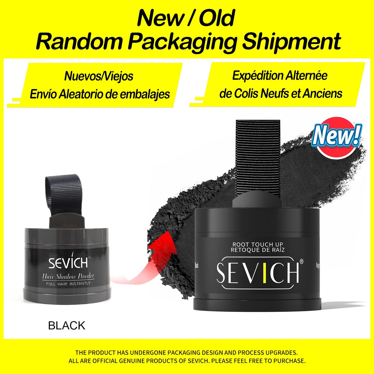 Hairline 4g Natural Cover Unisex Hair Powder