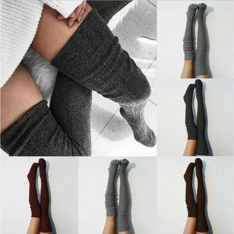 Over Knee Knit Socks f