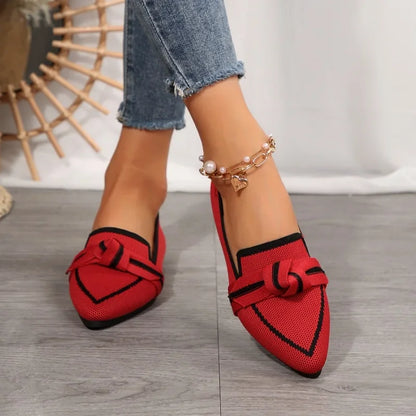 Loafers Ballet Flats Pointed Toe Barefoot Butterfly Shoes