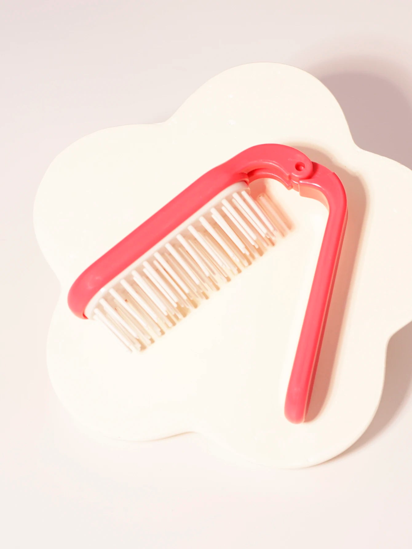 Foldable portable hair comb head hair wigs