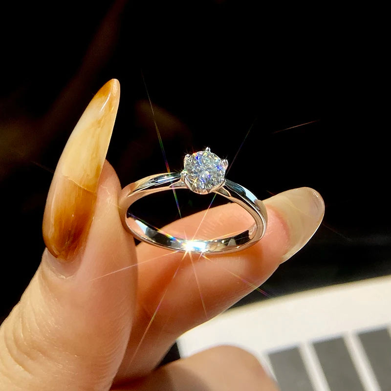 DANA 0.5-2ct Real Moissanite Ring