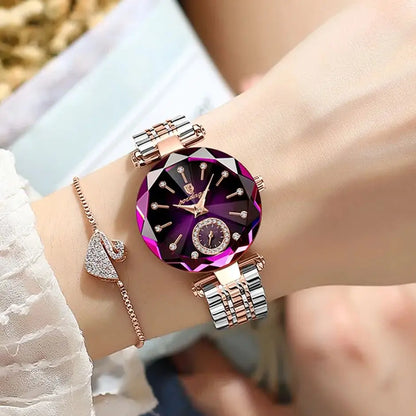 Luxury Elegant Waterproof Stainless Steel Quartz Watches