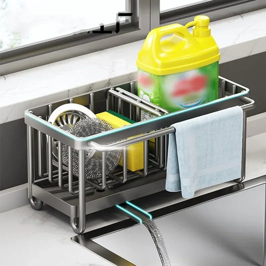 Carbon Steel Sink Sponge Drain Rack