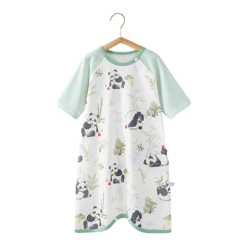 Girl Boy Nightgown Cartoon Pajamas Dress