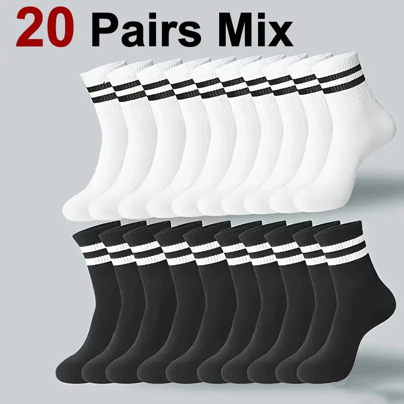 5/10/20 Pairs Round Neck Socks
