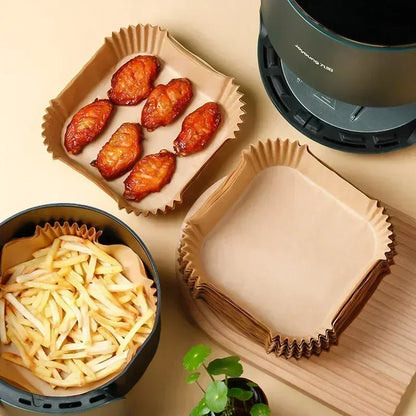 1/100PCS Air Fryer Disposable Paper