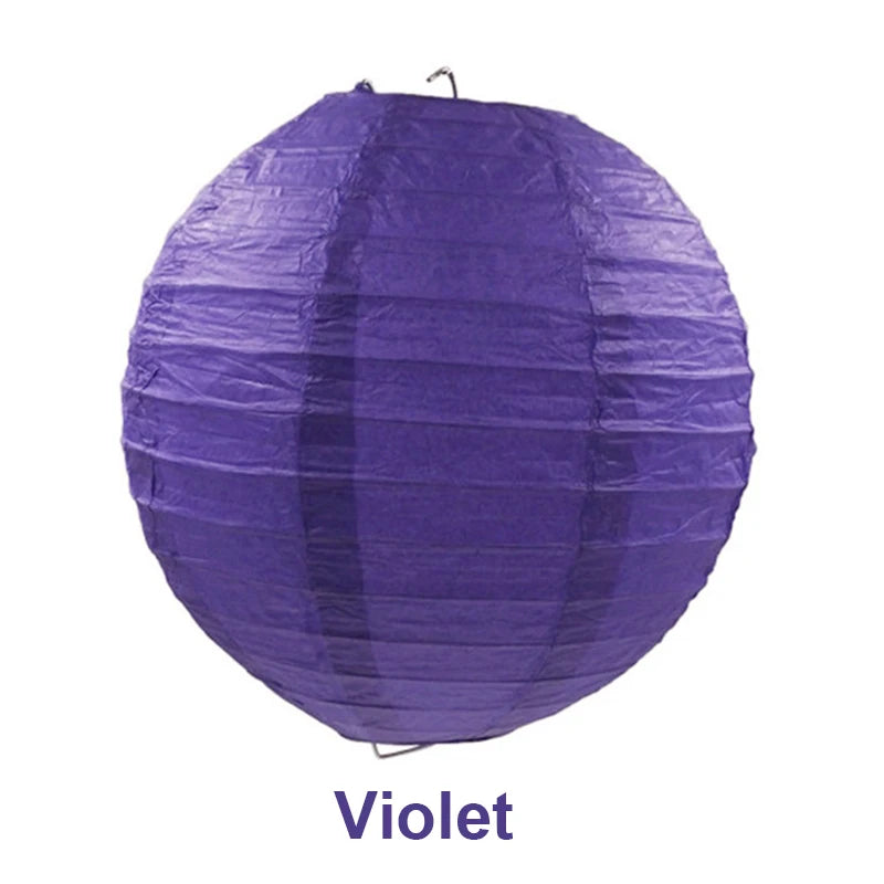 10/15/20/25/30cm Round Chinese Paper Lanterns Birthday Wedding Decor Gift