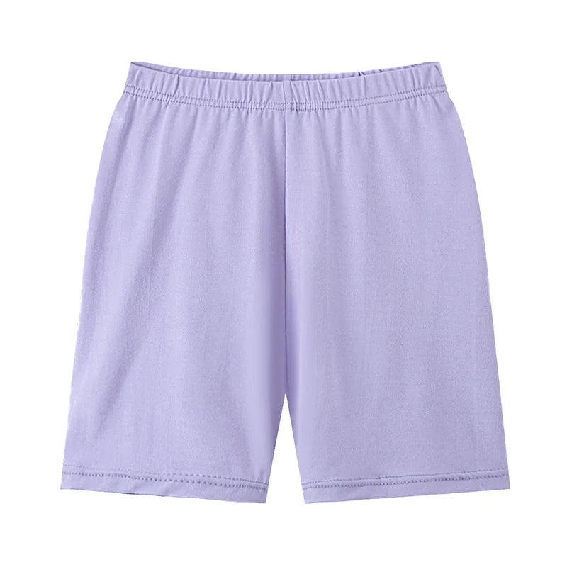 6/1 Pack Girls Solid Candy Safety Boxer