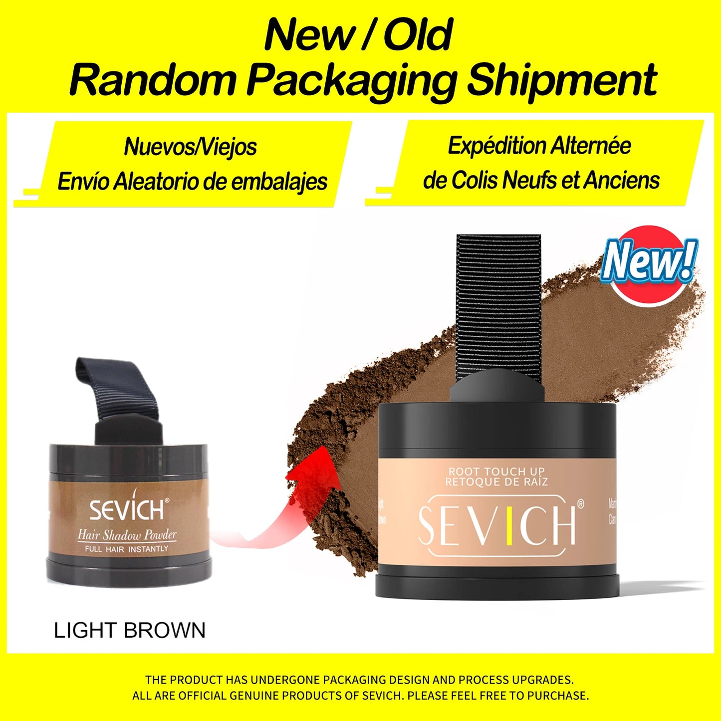 Hairline 4g Natural Cover Unisex Hair Powder