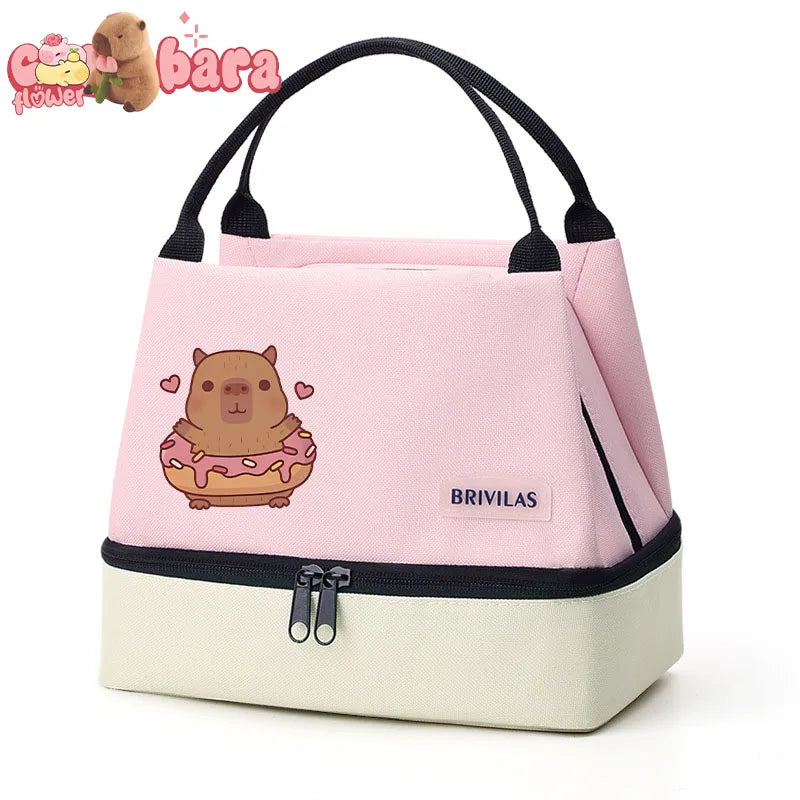 Capybara Insulated Portable Lunch Box Storage