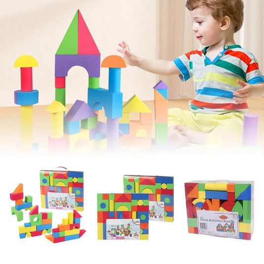 Colorful Stackable Stem Toy Foam Building Block EVA Toys