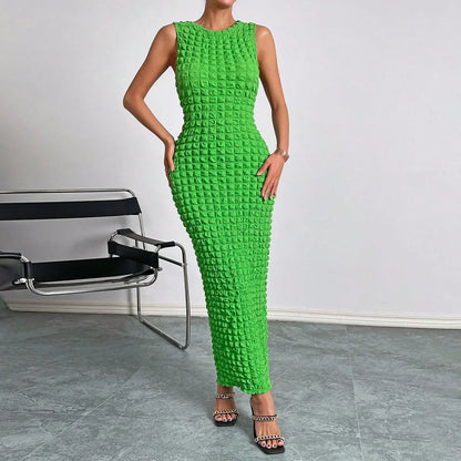 Elegant sleeveless long dress