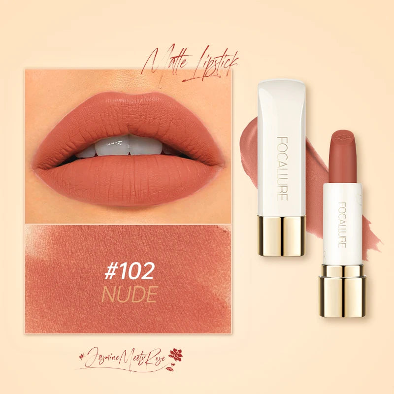 16 Shades Matte Lipstick Natural Super Soft Lip Sticks Waterproof Lip Glaze Balm