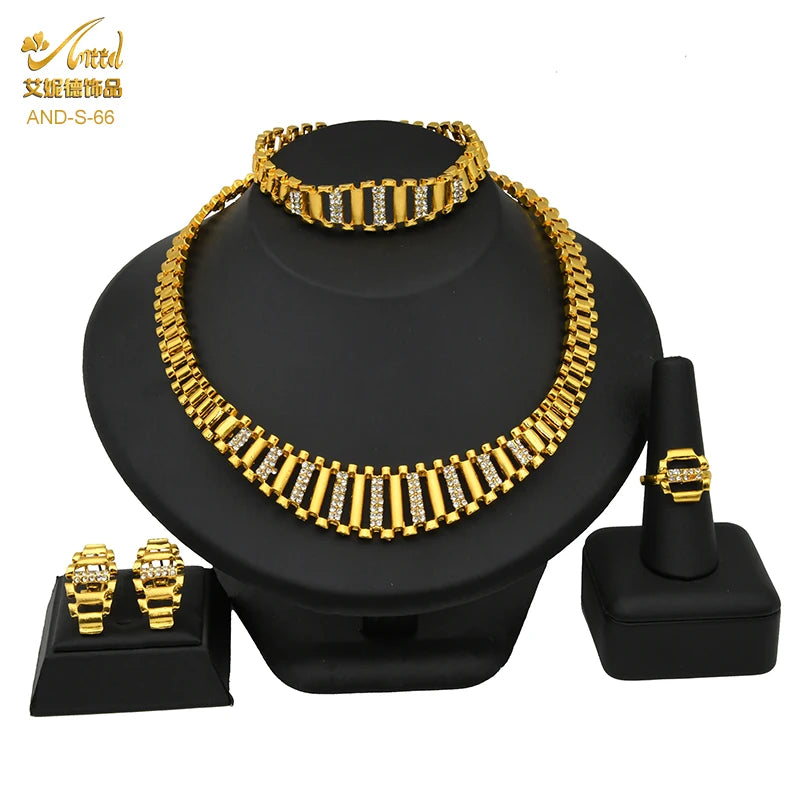 African Jewelry Big Necklace Jewelry Set