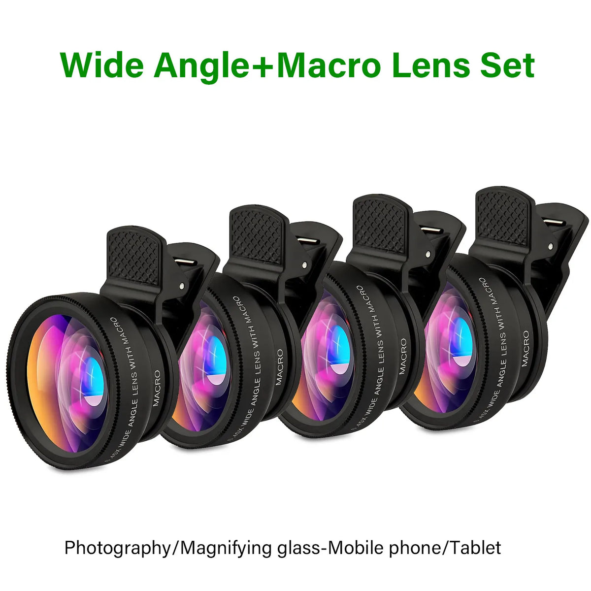 2in1 Phone Camera Lens Kit 12.5X Macro Lens