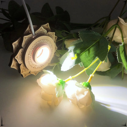 LED 3D Night Light Lotus Tower Shape Home Decoration