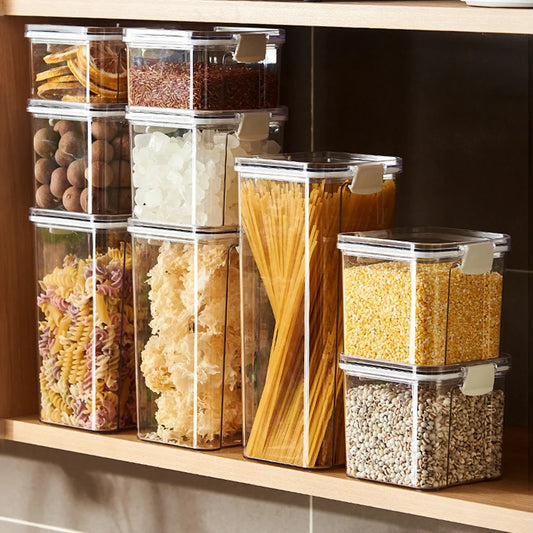 Sealed Jars For Kitchen Storage Box Set