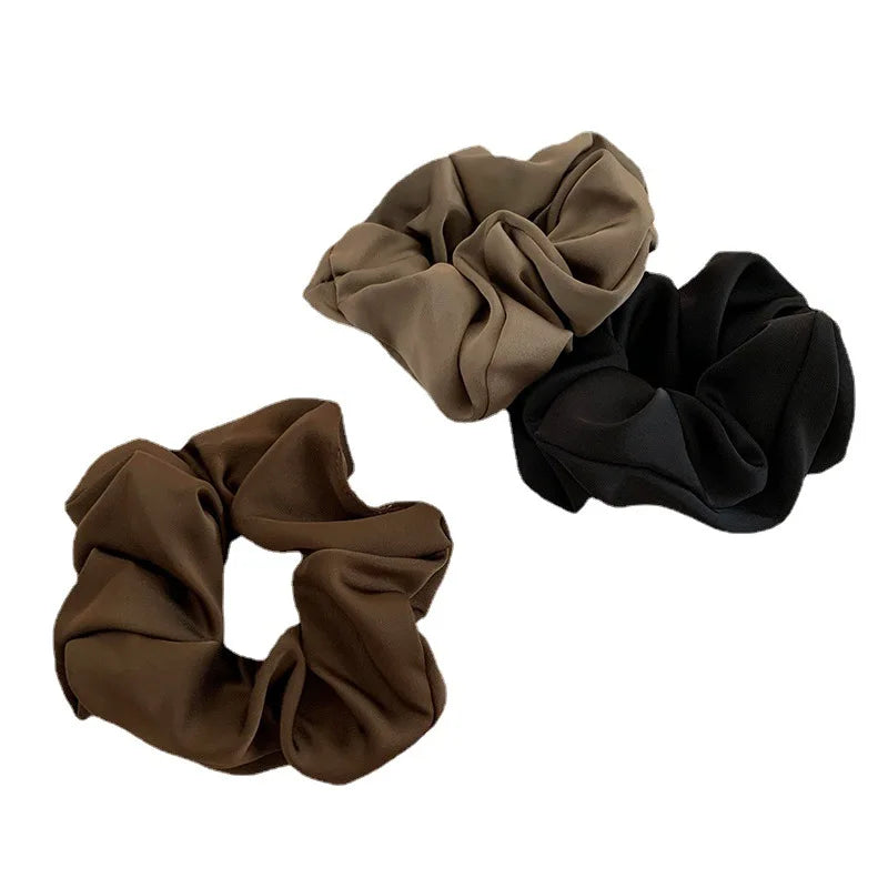 Silk Satin Scrunchies Korean Hair Band P