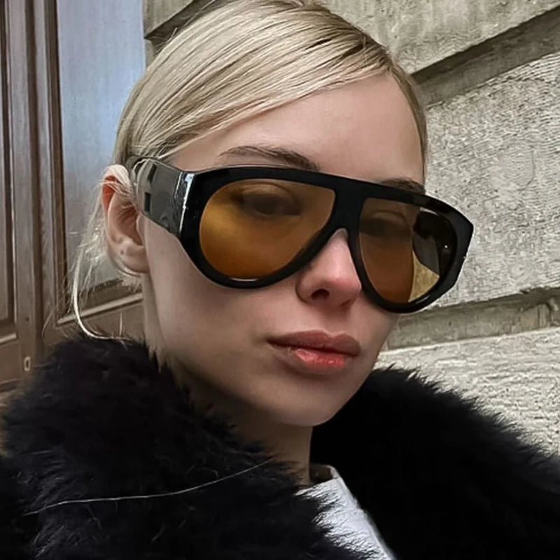 Oversized Pilot Luxury Big Frame Sunglasses