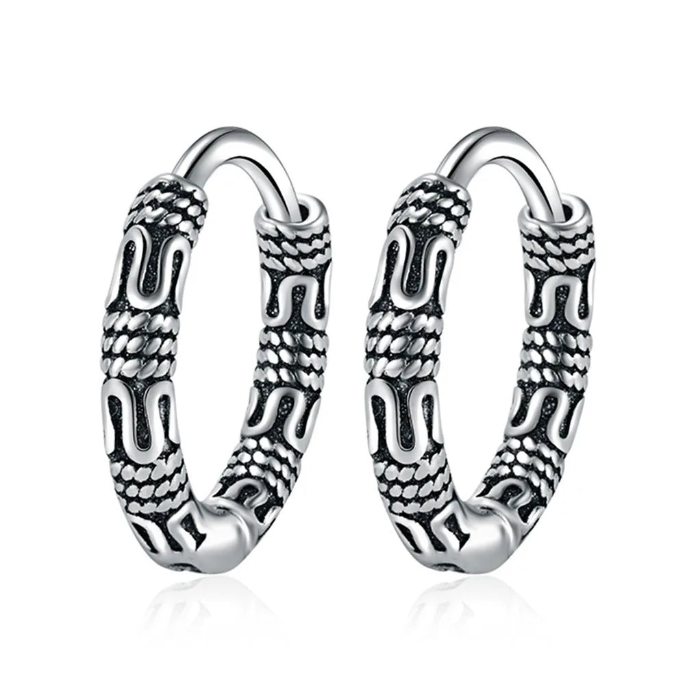 DANA 925 Sterling Silver Hoop Earrings