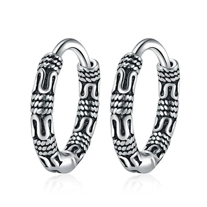 DANA 925 Sterling Silver Hoop Earrings