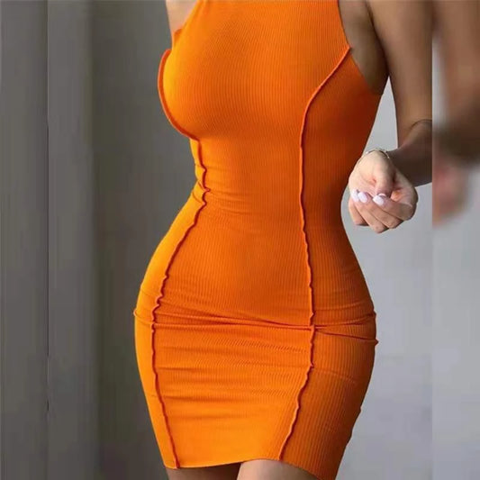 Sexy Slim Wrap Hip Mini Dress