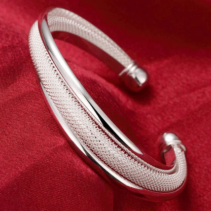 DANA 925 Sterling Silver Bangles Bracelet