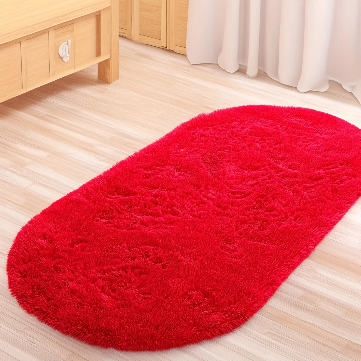 Dense Silk Long Hair Soft Floor Mat Carpet