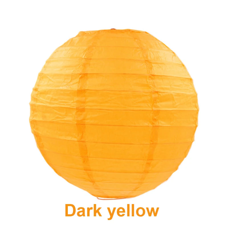 10/15/20/25/30cm Round Chinese Paper Lanterns Birthday Wedding Decor Gift