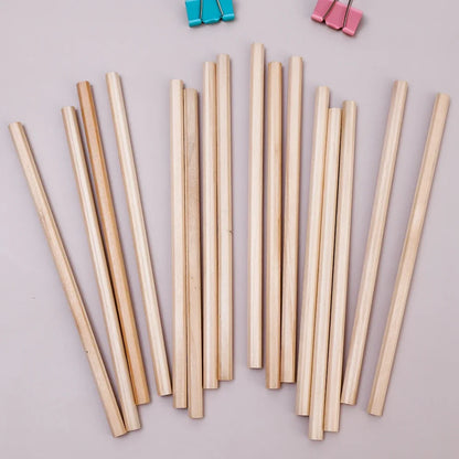 HB Natural Hexagon Wooden Lead Pencils Student Stationary
