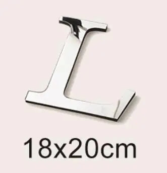 20cm Big Size 3D English Letters Acrylic Mirror