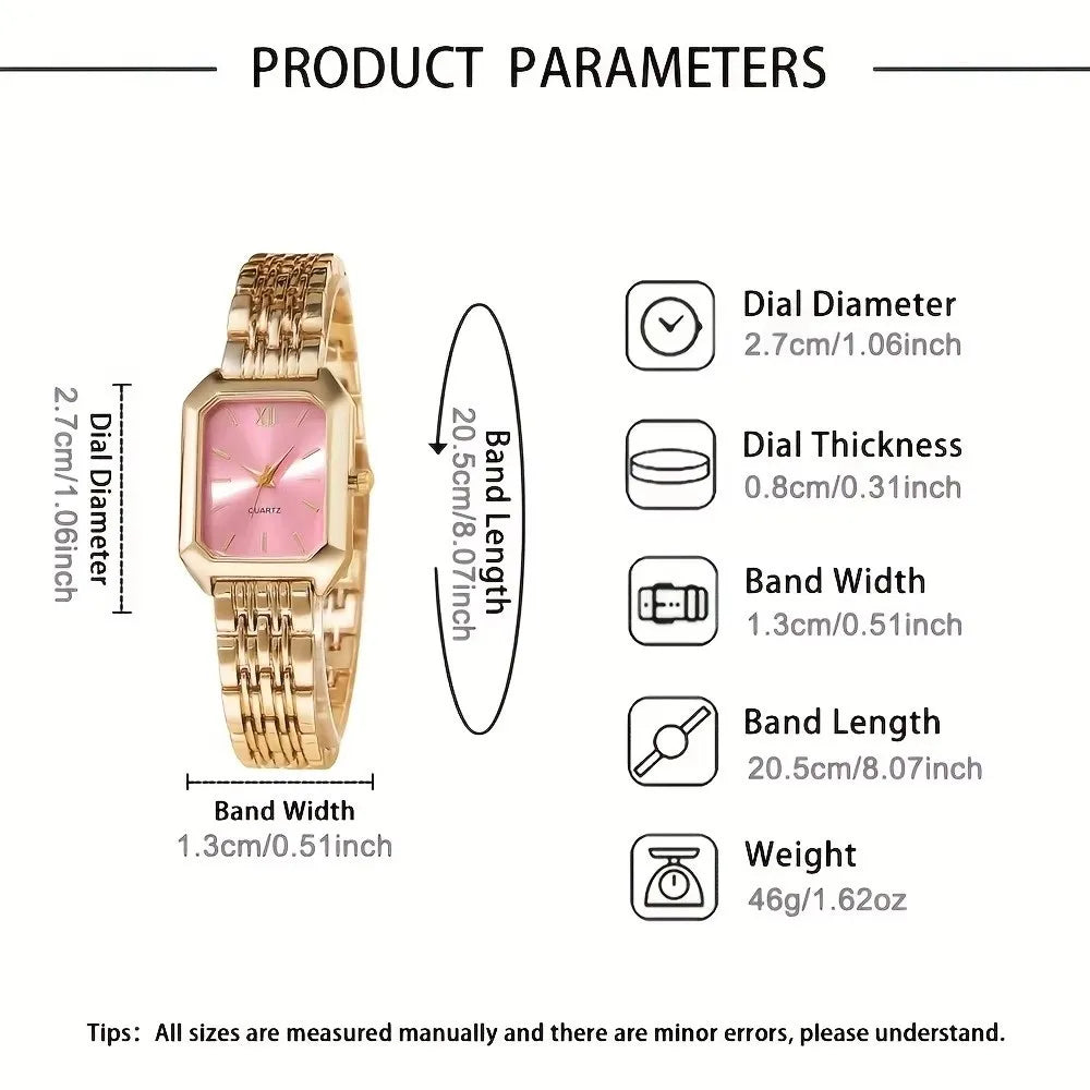 Stainless Steel Bracelet Folding buckle Quartz Watches