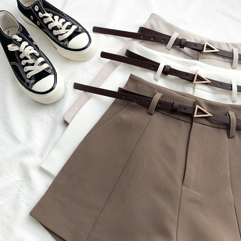 Casual High Waist Short Chic Office Shorts