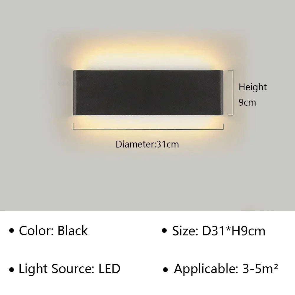 Modern LED Wall Lamp for Bedside Living Room Stairs Aisle