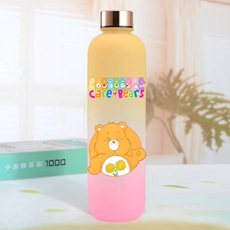 Cute Care Bears Water Bottle Outdoor Sports Kawaii Cup