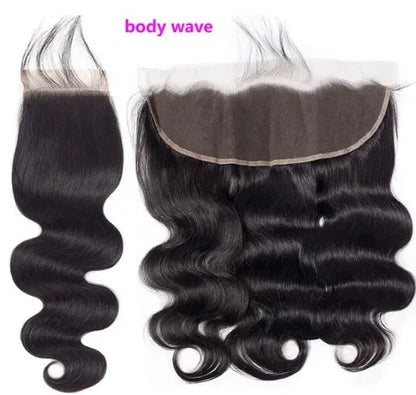 13x4 Lace Frontal Closure Straight Water Wave Kinky Curly