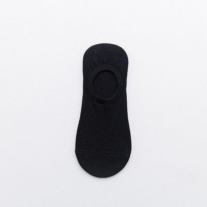 5Pairs Slippers Cotton Invisible Socks