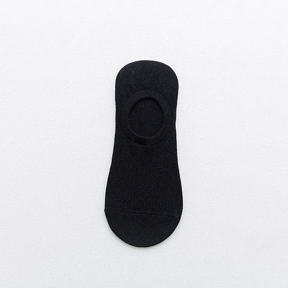 5Pairs Slippers Cotton Invisible Socks