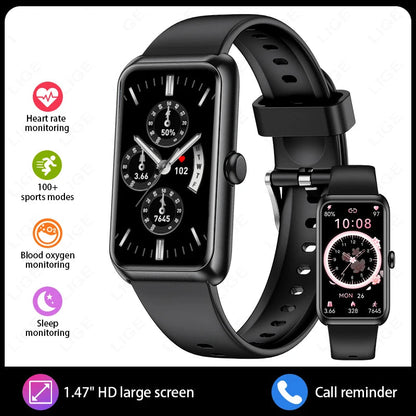 Fitness Tracker Watches with Heart Rate Monitor Sleep Tracker IP68 Waterproof Pedometer 1.47" Smart Watch