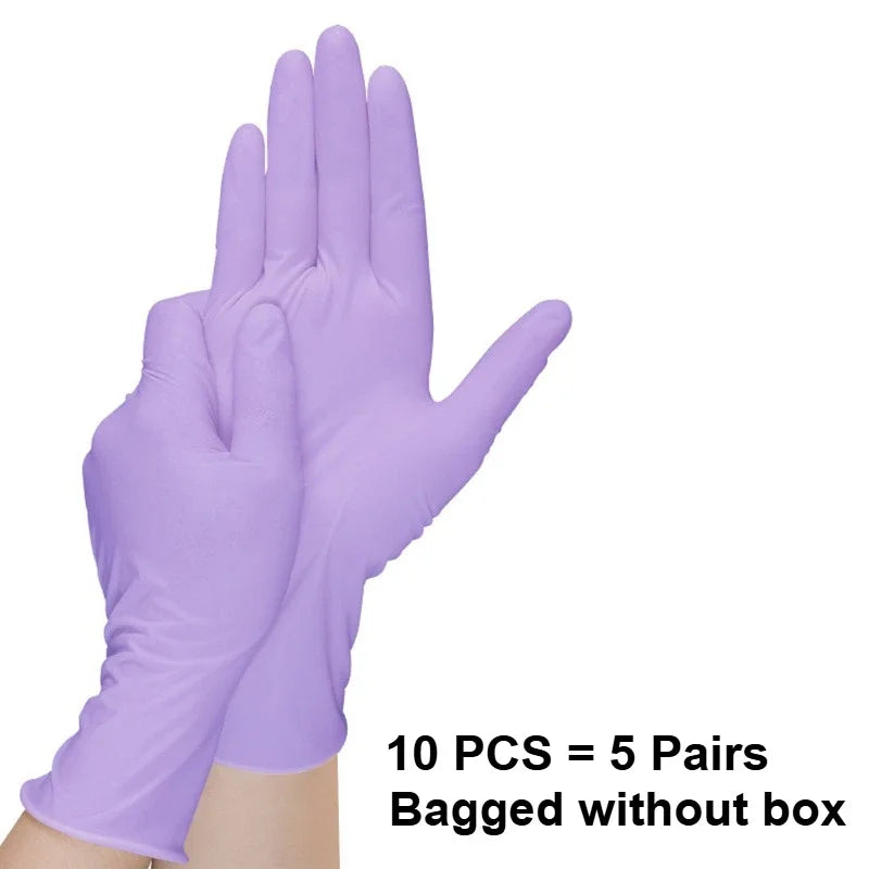 10-100PC Disposable Clove Nitrile Gloves Latex Gloves