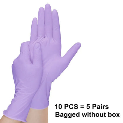10-100PC Disposable Clove Nitrile Gloves Latex Gloves
