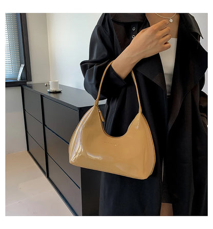 DANA Patent Leather Tote Bag