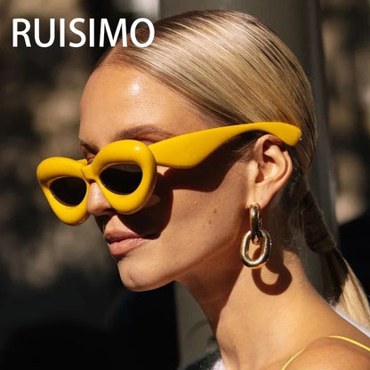 Unique Candy Color Sexy Lip Y2k Punk Hip Hop Sunglasses
