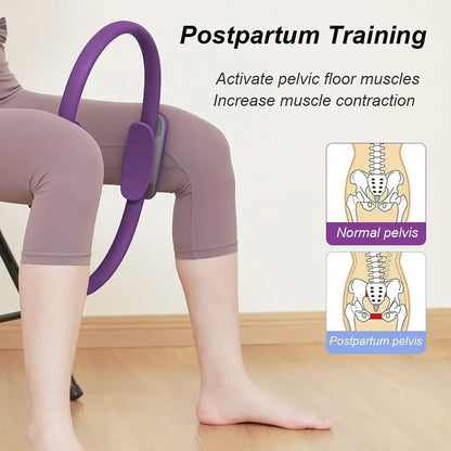 1Pcs Yoga Pilates Ring Non-slip Sports