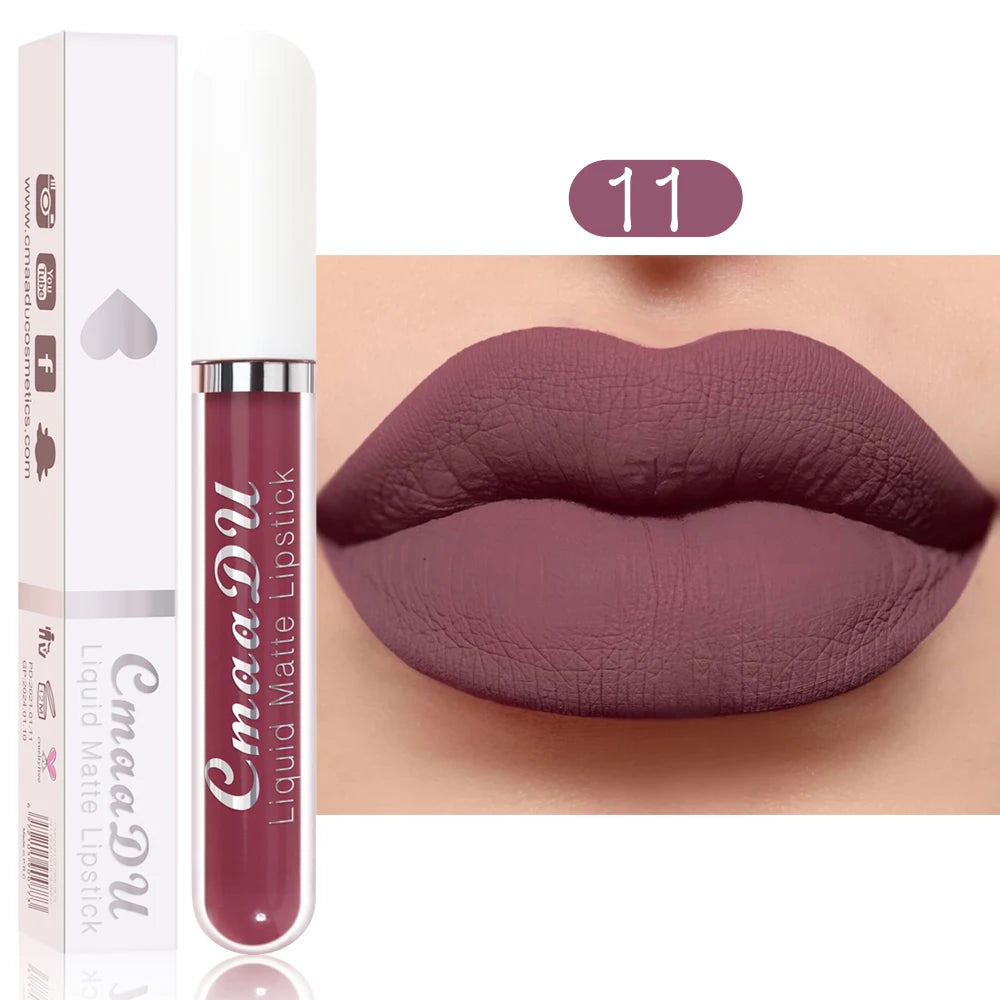 1 Pcs Matte Lip Gloss Liquid Lipstick Waterproof
