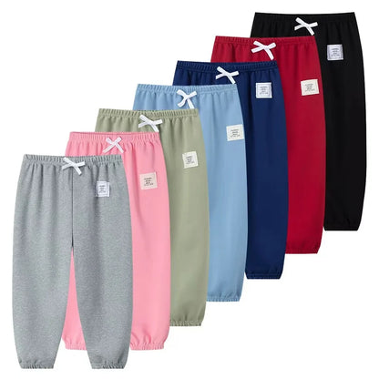 Multi-color Seasonal Casual Sports Pants For Boys And Girls